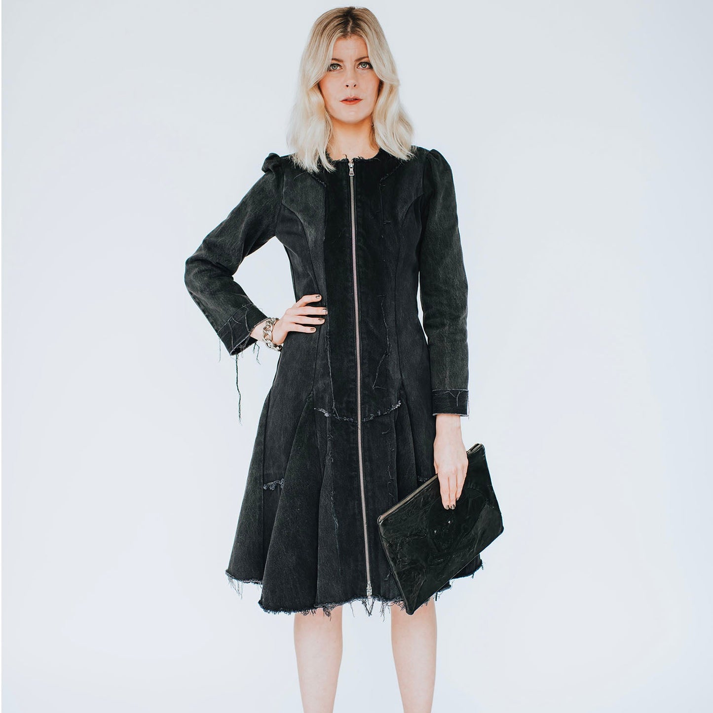 Zelda Coat –Black Denim