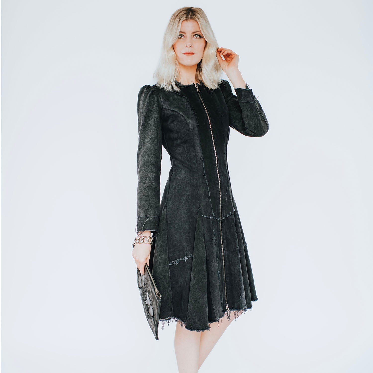Zelda Coat –Black Denim